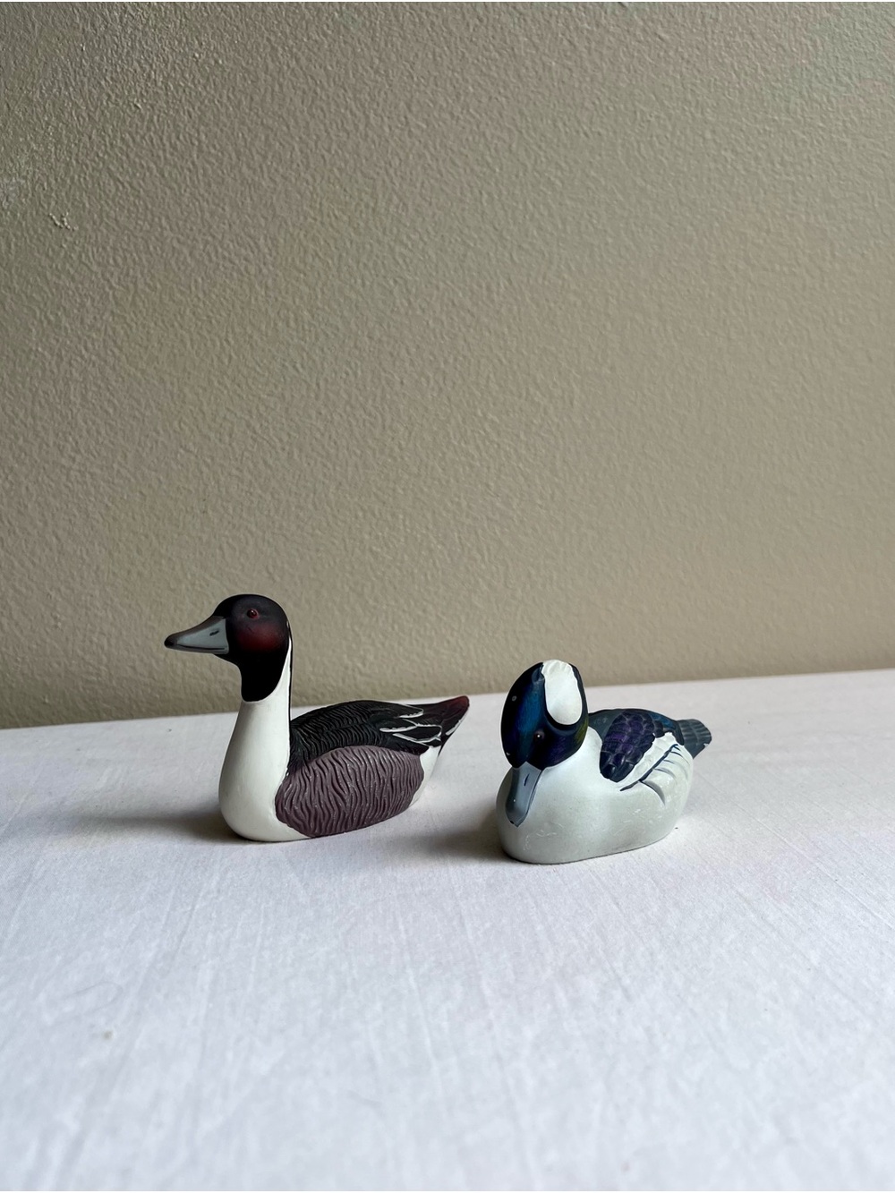 Set of Two Vintage Avon Collector Duck Series 1983-1984